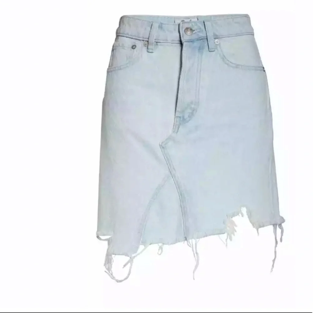 NWT Free People Going Rouge Denim Skirt